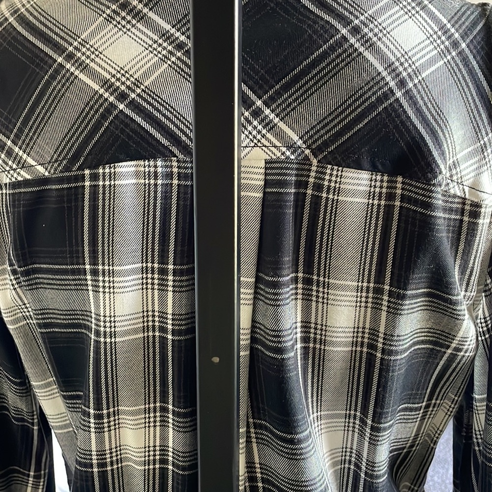 Cold Shoulder Button Down Top - image 3